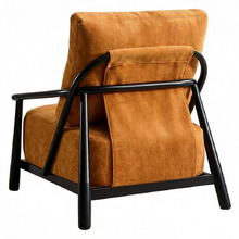 Moiren Liberty Rubberwood Accent Chair